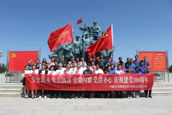 赤峰市驻呼联络处党支部开展纪念中国共产党成立100周年联合主题党日1