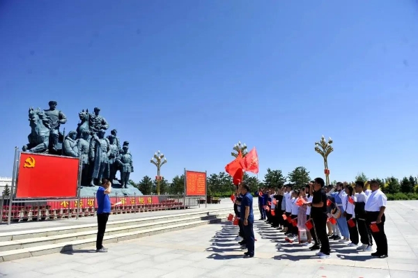 赤峰市驻呼联络处党支部开展纪念中国共产党成立100周年联合主题党日3
